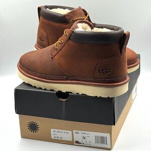 Ugg Neumel Utility Calfskin Wool Inlay Boots